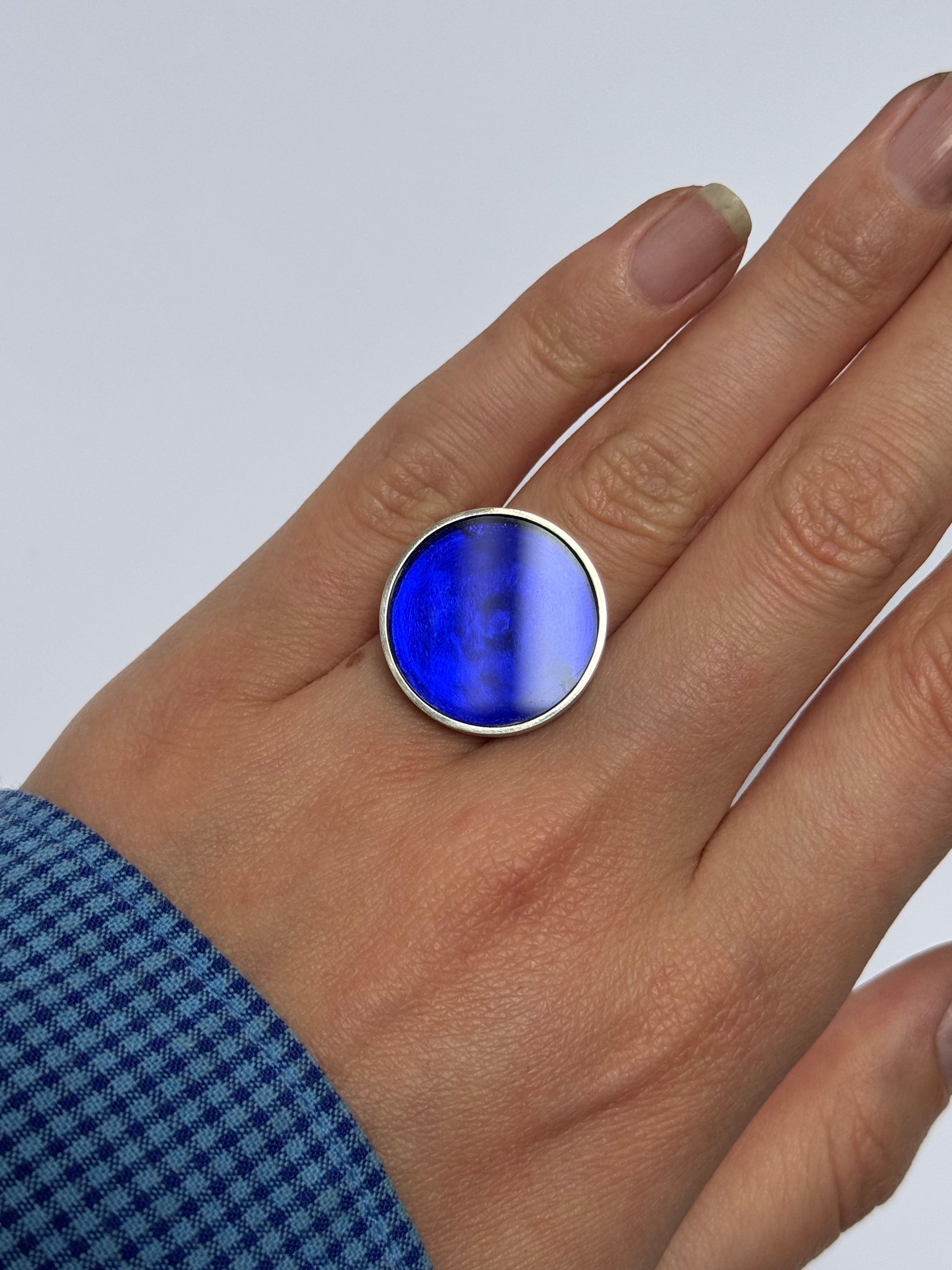POP ring | kobaltblauw